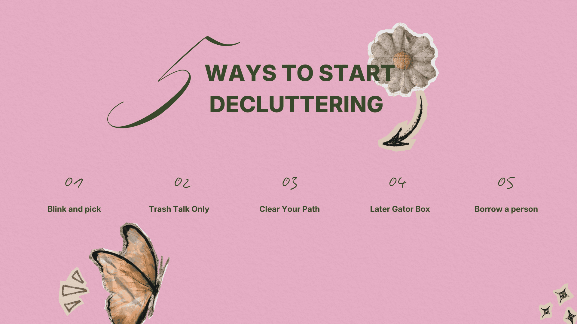 5 Ways to Start Decluttering